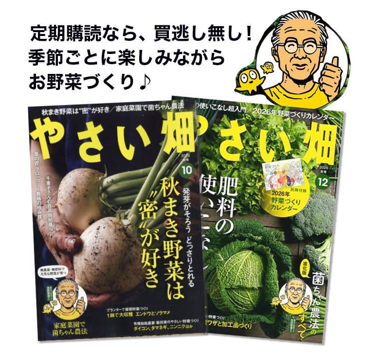 やさい畑｜定期購読で送料無料 - 雑誌のFujisan
