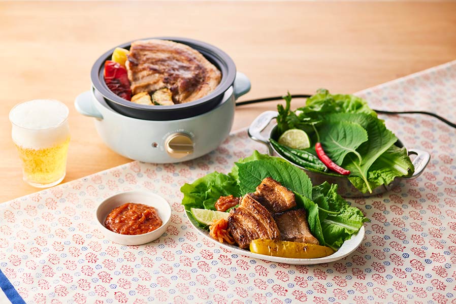 肉や野菜などグリル料理に