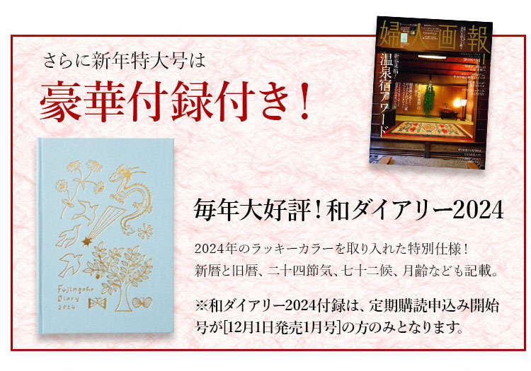 家庭画報 新春特大号 2024年1月号 3大付録付き - 趣味