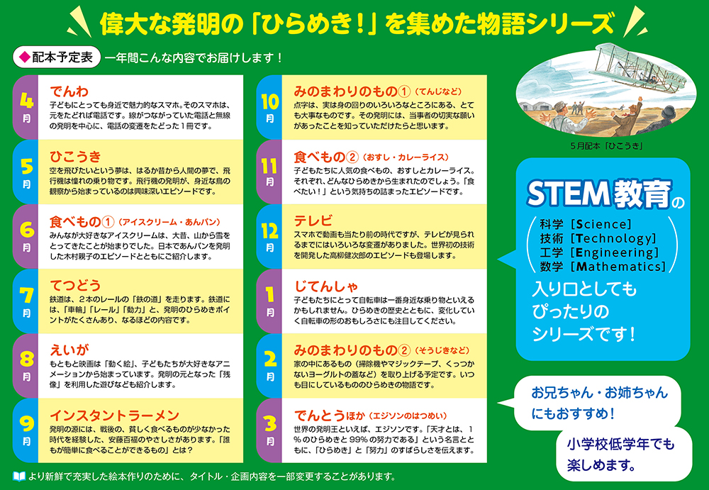 ひらめき！ はつめいものがたり｜定期購読 - 雑誌のFujisan