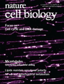 Nature Cell Biology（ネイチャーセルバイオロジー） 表紙