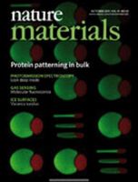 Nature Materials（ネイチャー マテリアルズ） 表紙