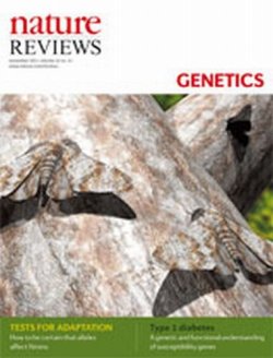 Nature Reviews Genetics（ネイチャーレビューズジェネティクス） 表紙
