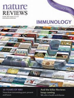 Nature Reviews Immunology（ネイチャーレビューズイミュノロジー） 表紙