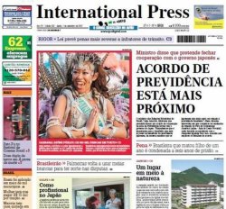 インターナショナルプレス（ポルトガル語版） 表紙