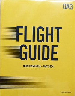 北米　航空時刻表　（英語A4版） 表紙