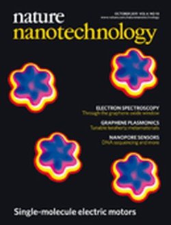 Nature Nanotechnology（ネイチャーナノテクノロジー） 表紙