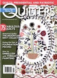 QUILTER’S NEWSLETTER MAGAZINE 表紙