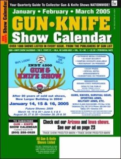 GUN AND KNIFE SHOW CALENDAR 表紙