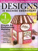 DESIGNS IN MACHINE EMBROIDERY 表紙