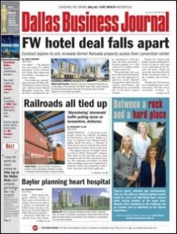 DALLAS BUSINESS JOURNAL 表紙