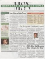 MORTGAGE SERVICING NEWS 表紙