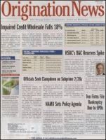 ORIGINATION NEWS 表紙