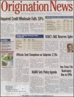 ORIGINATION NEWS 表紙
