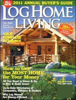 LOG HOME LIVING 表紙