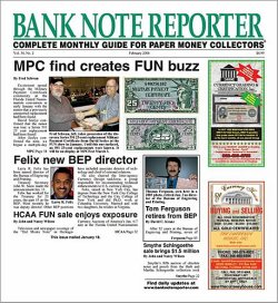 BANK NOTE REPORTER 表紙