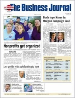 PORTLAND BUSINESS JOURNAL 表紙