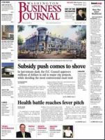 WASHINGTON BUSINESS JOURNAL 表紙