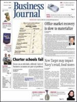 JACKSONVILLE BUSINESS JOURNAL 表紙
