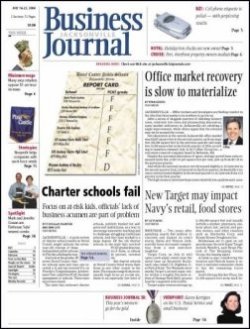 JACKSONVILLE BUSINESS JOURNAL 表紙