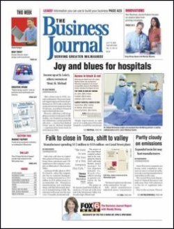 MILWAUKEE BUSINESS JOURNAL 表紙