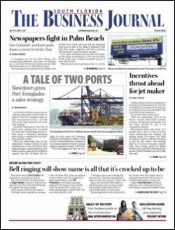 SOUTH FLORIDA BUSINESS JOURNAL 表紙