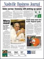 NASHVILLE BUSINESS JOURNAL 表紙