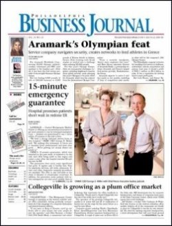 PHILADELPHIA BUSINESS JOURNAL 表紙