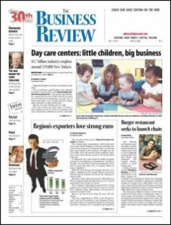 ALBANY BUSINESS REVIEW 表紙