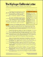 KIPLINGER CALIFORNIA LETTER 表紙