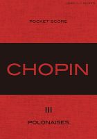 ポケットショパン3　ポロネーズ 表紙