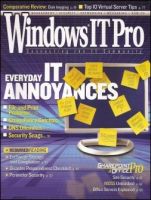 WINDOWS AND ．NET MAGAZINE 表紙