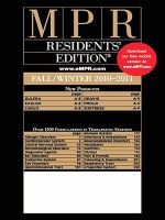 MPR RESIDENTS EDITION 表紙