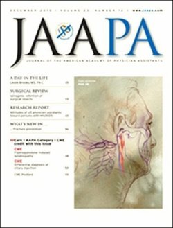 JRNL AMERICAN ACADEMY PHYSICIANS ASST 表紙