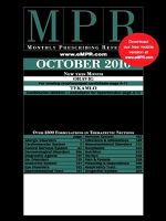 MONTHLY PRESCRIBING REF 表紙