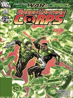 GREEN LANTERN CORPS 表紙