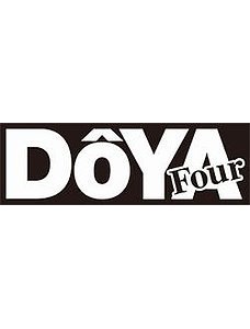 DoYA Fourロゴ抜き文字ステッカー（小） 表紙