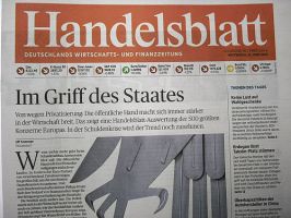 HANDELSBLATT（ハンデルスブラット） 表紙