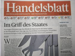 HANDELSBLATT（ハンデルスブラット） 表紙