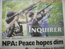PHILIPPINE DAILY INQUIRER（フィリピン　デイリー　インクアイアー） 表紙