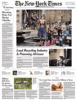 The New York Times International Weekly（ニューヨーク・タイムズ・インターナショナル・ウイークリー） 表紙