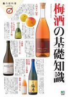 梅酒の基礎知識 表紙
