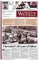The Japan Times / The New York Times Weekend Edition 2006年04月22日発売号 表紙