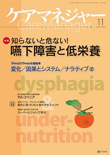 ケアマネジャー 2013年11月号 (発売日2013年10月26日) 表紙