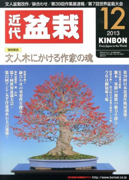 月刊 近代盆栽 12月号 (発売日2013年11月02日) 表紙