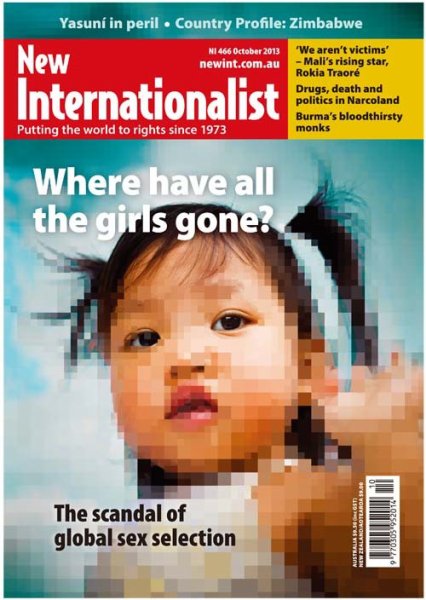 New Internationalist（ニューインターナショナリスト）英語版 No.466 (発売日2013年11月10日) 表紙
