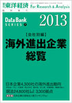 海外進出企業総覧［会社別編］ 2013年版の表紙