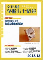 文化財発掘出土情報 12月号 (発売日2013年12月01日) 表紙