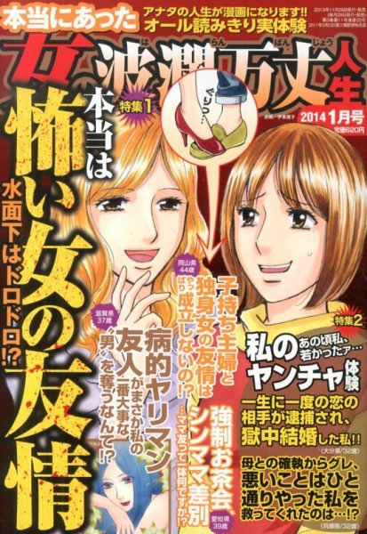 本当にあった女の波乱万丈人生 1月号 (発売日2013年11月29日) 表紙