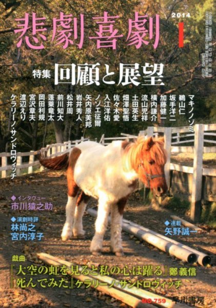 悲劇喜劇 1月号 (発売日2013年12月07日) 表紙